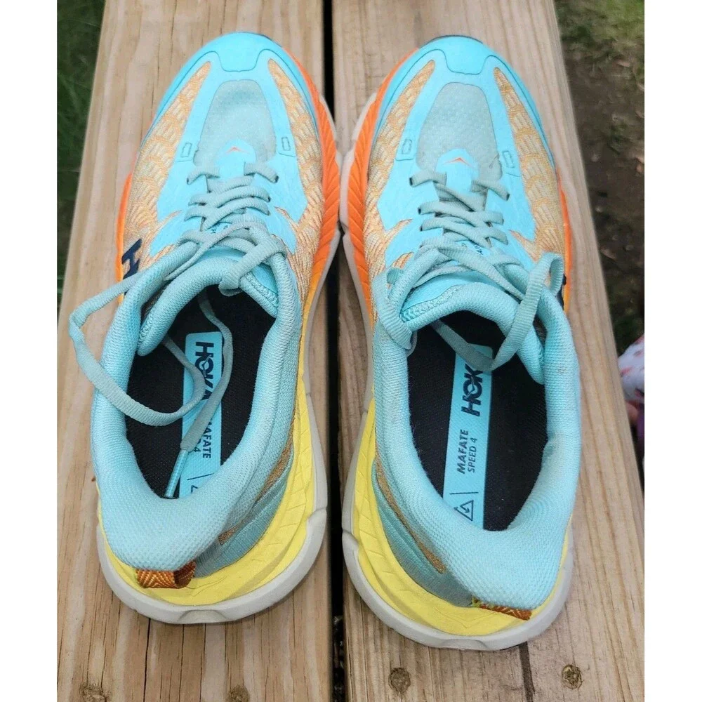 Hoka One Mafate Speed 4 Womens Size 7 B Multicolor Trail Running Athletic Shoe - Picture 11 of 11